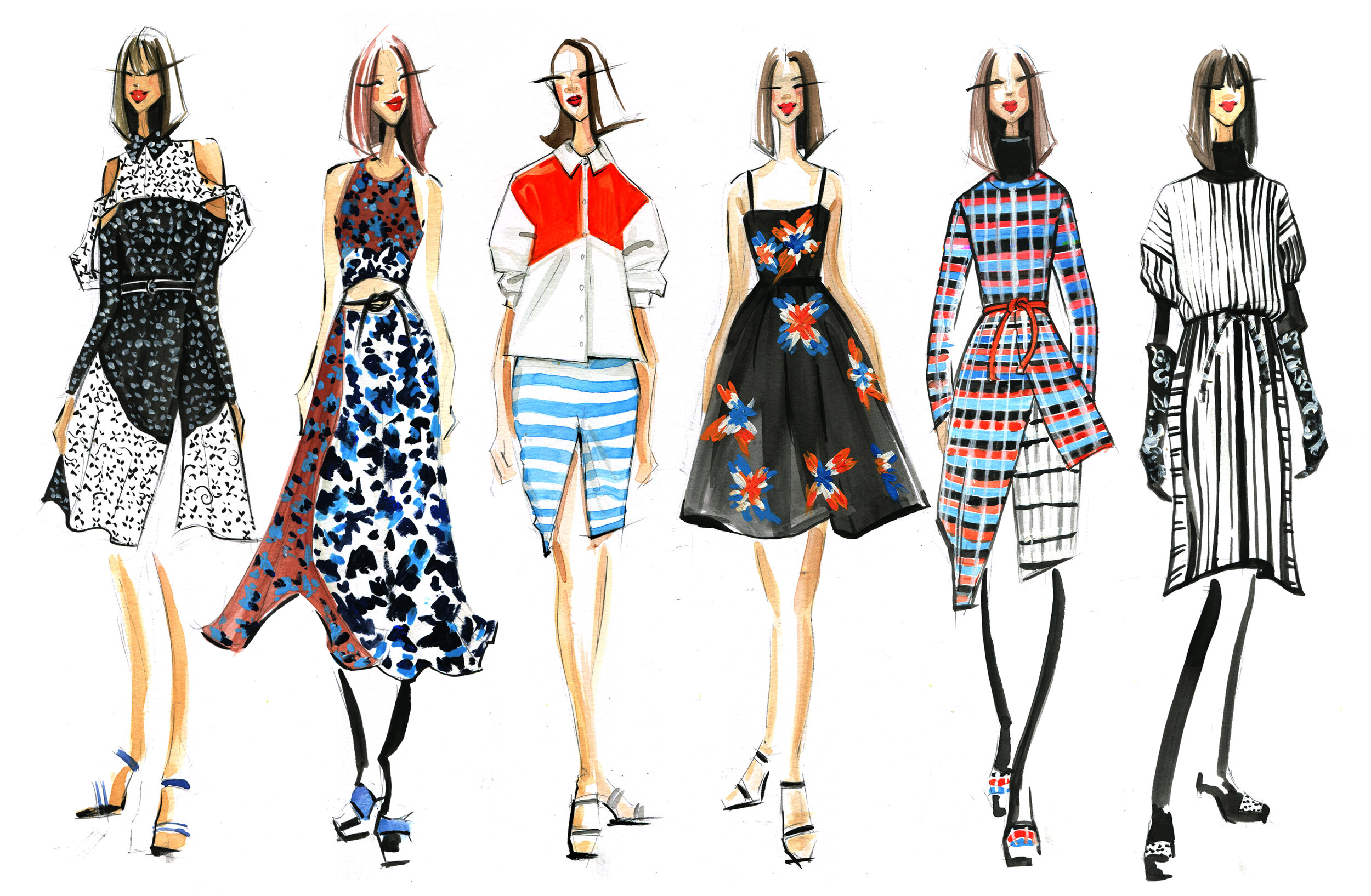 Work With Me – Commercial Fashion Illustration, USA — Fashion and ...