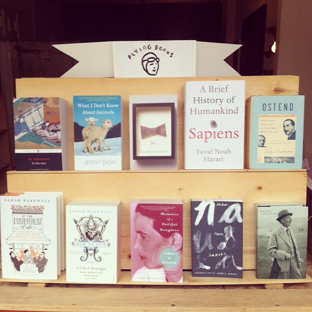 Top shelf selected by Sarah Bakewell