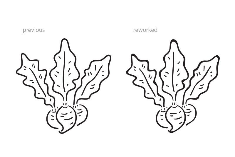 Example of the some changes to the illustration.