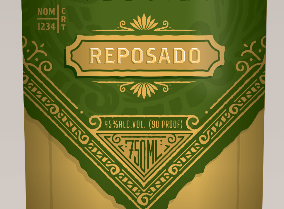 4. This is the new bottom portion, you can see that it is much less confusing. I also added the NOM to this version, but I am uncertain if it needs to be on the front or if it can be placed on the side of the label with the "imported by" info on the side.