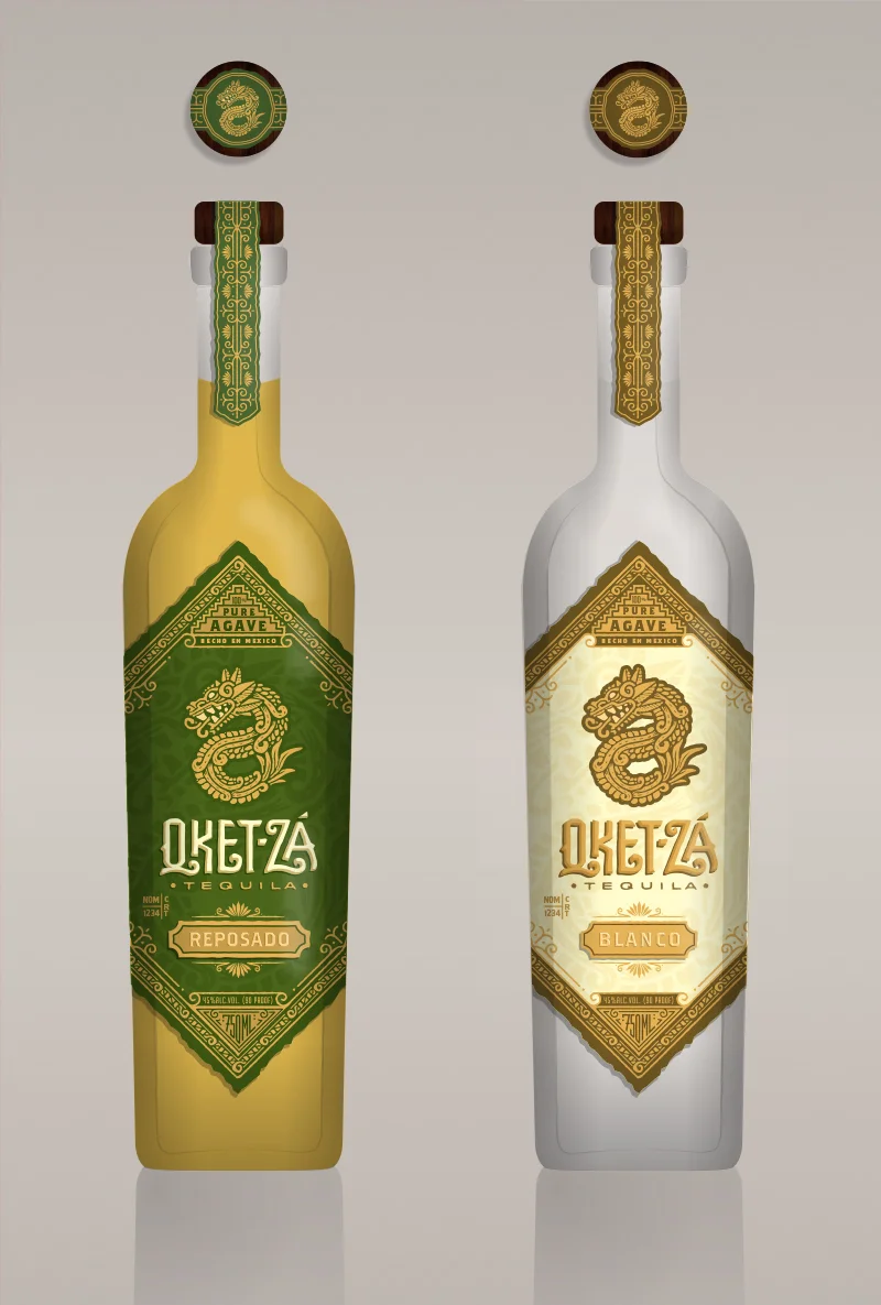 6. The Blanco and Reposado side by side.