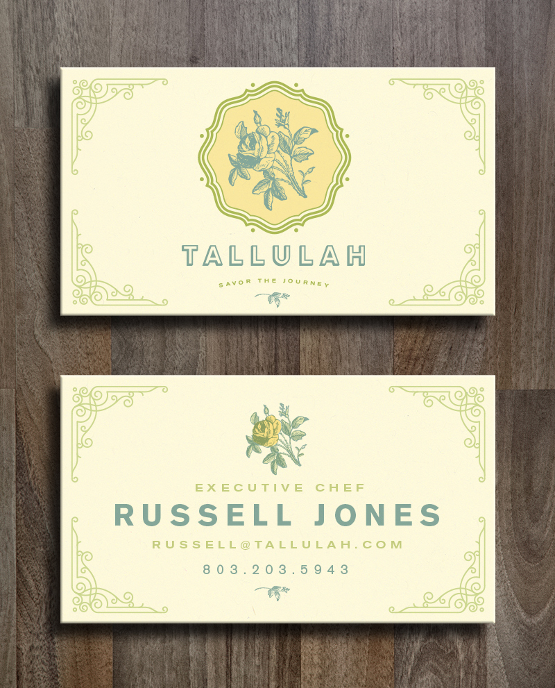 4. Business card concept