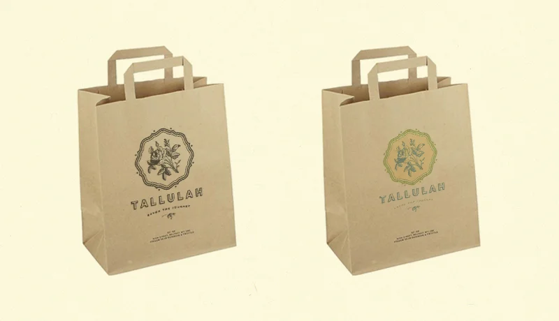 7. On a bag!