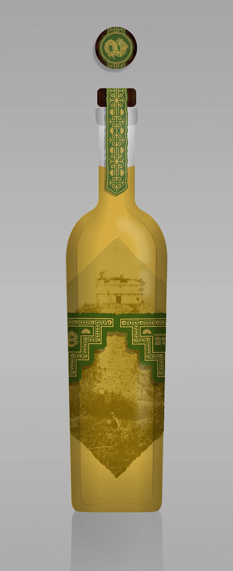 5. Old photo mocked up on bottle