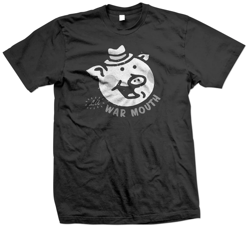 Inverted illustration on shirt