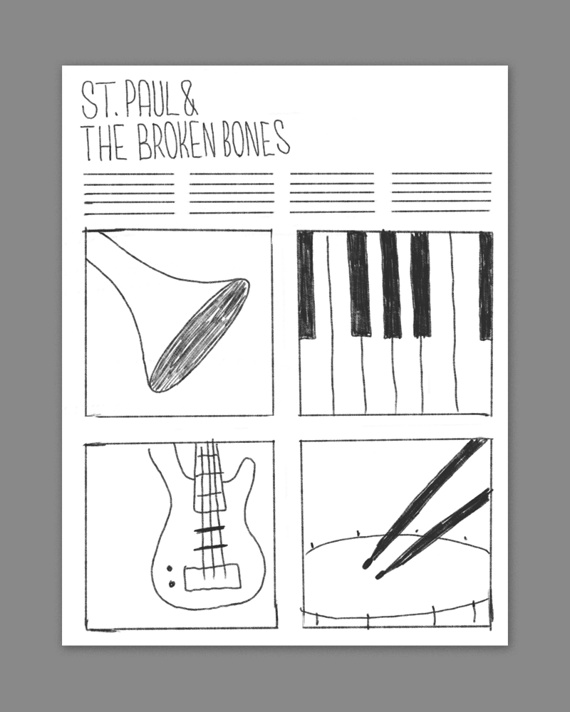 a stylish and minimal approach - it could be interesting to to execute these illustrations in a collage style with various materials and patterns. 
