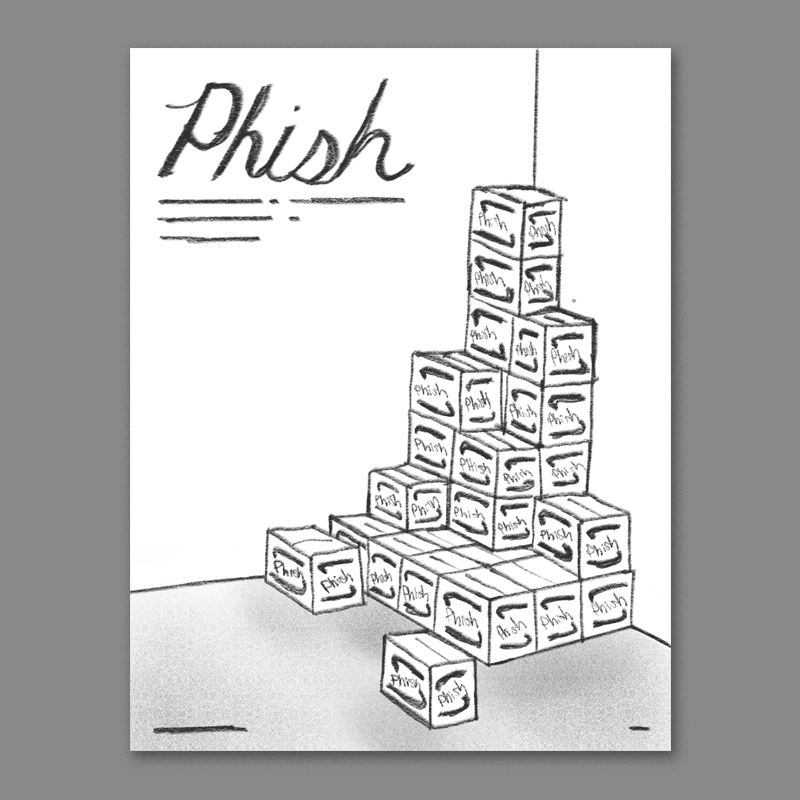 One of my favorite Warhol works is his take on the Brillo box - could be really cool to turn it into a Phish box!
