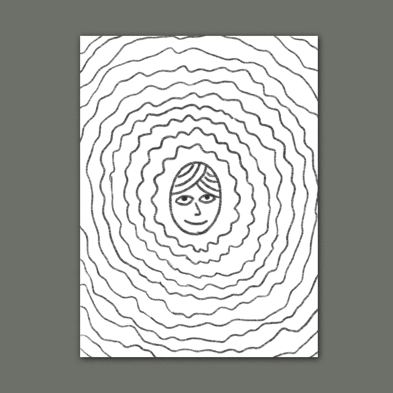 there is something infectious about creativity - it seems that being around other creative people can help kickstart your own thought processes and ideas, in this concept a little thinking guy is emanating inspiration & brain waves. 