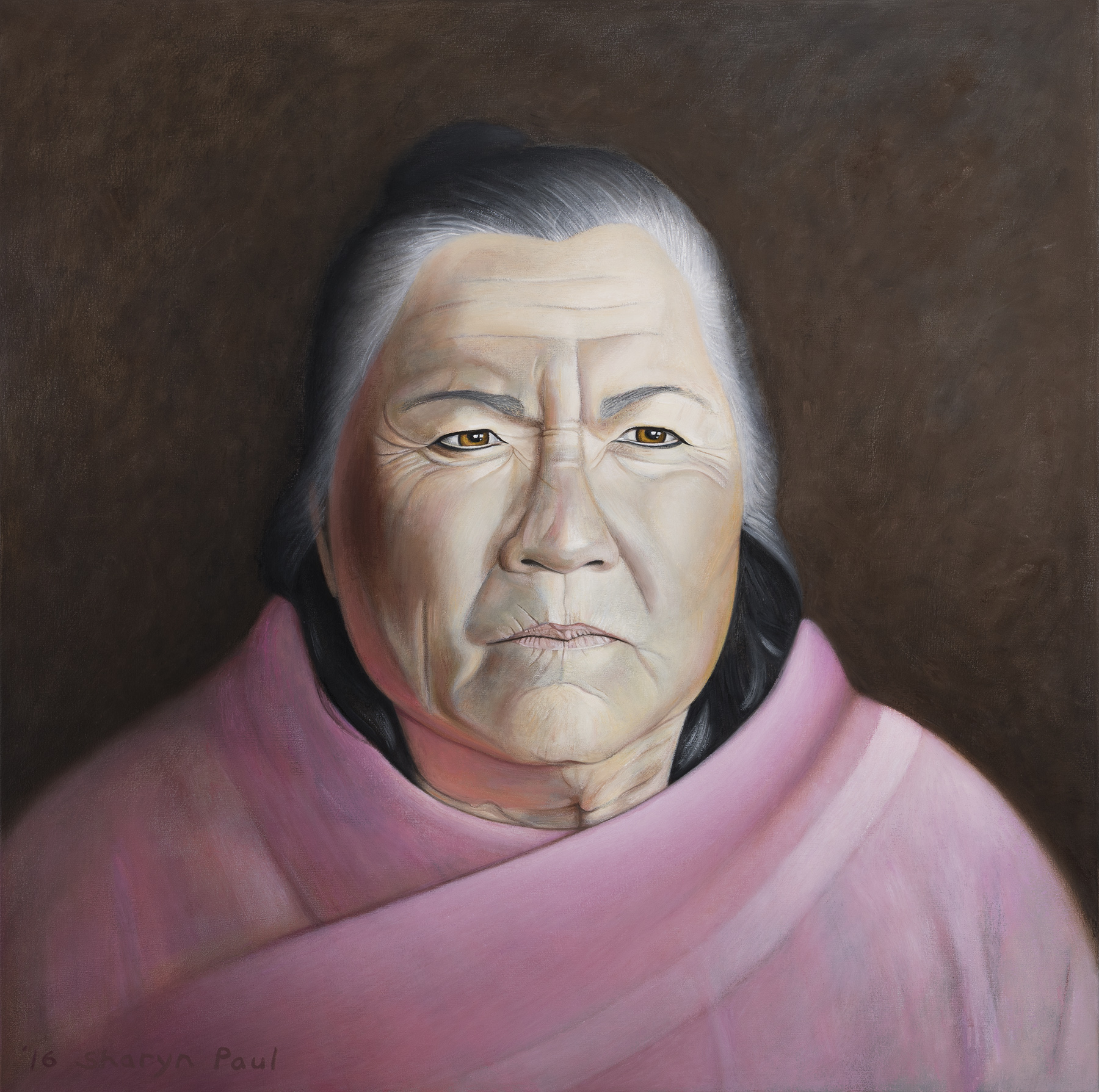 "Reverence" 36" X 36" Acrylic/Oil