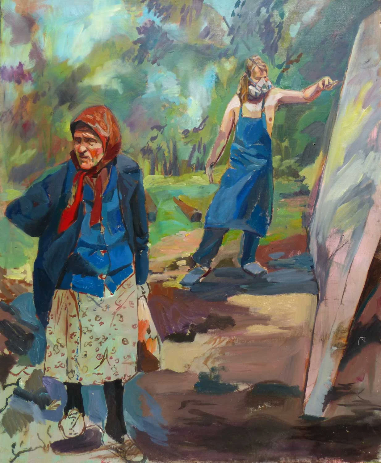 Reconociéndome I 2015 I Óleo sobre tela I 180 x 145cm I $3,000