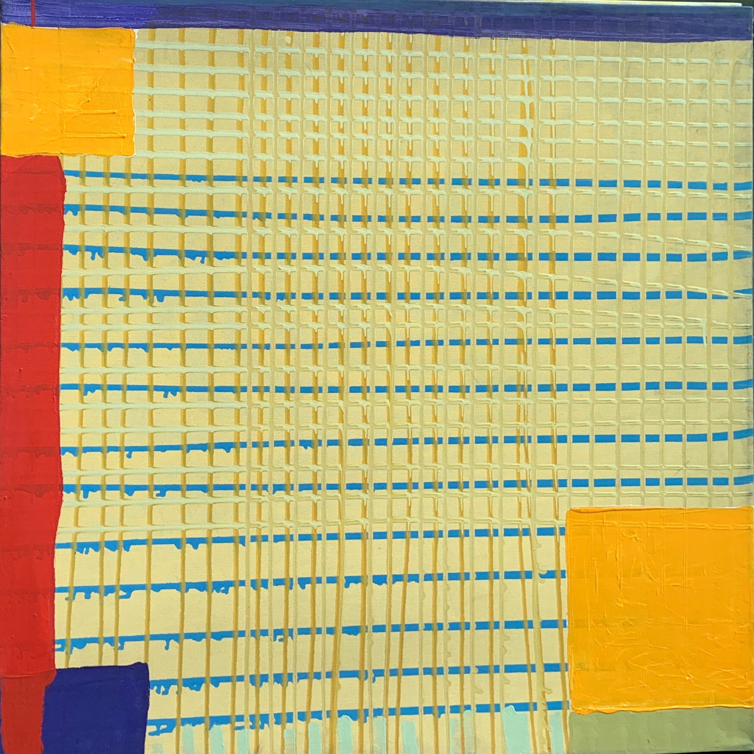 Sin t[itulo, Acrílico sobre lienzo, 100 x 100 cm. 2019