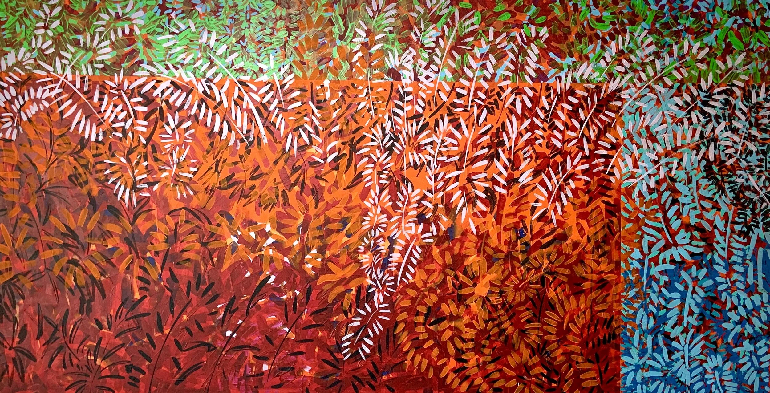 Sin título | Acrilico sobre tela | 270 x 140 cm | 2020