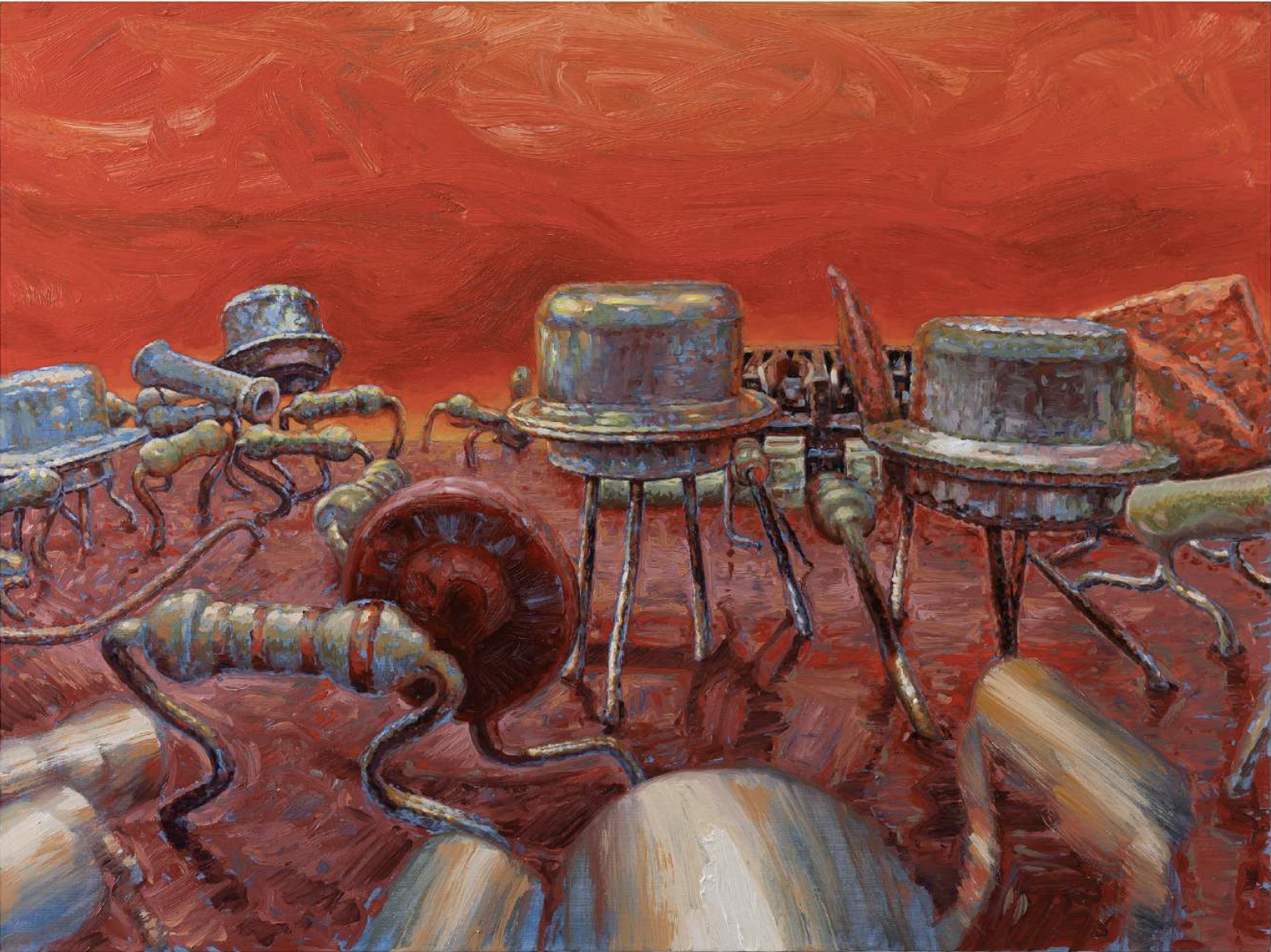 Jairo Alfonso I Siboney VI I Óleo sobre canva I 30 x 40 in I 2023