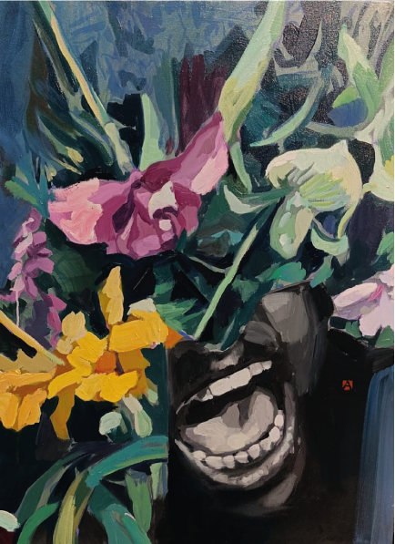 Philipp Anaskin | “Las flores del mal” | Óleo sobre tela | 59 x 80 cm | 2025 | Consultar precio