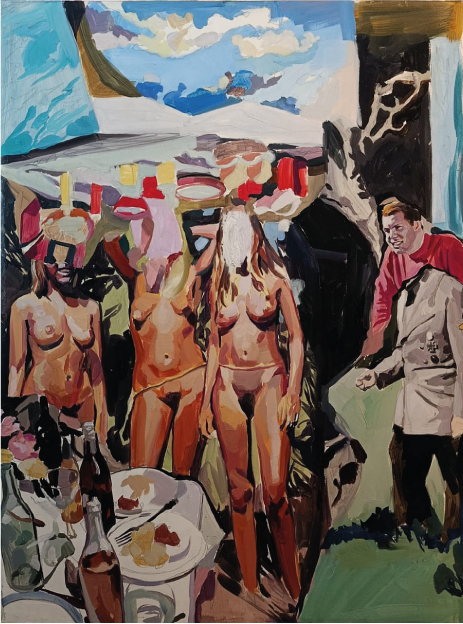 Philipp Anaskin | “Voyeur” | Óleo sobre tela | 100 x 132 cm | 2025 | Consultar precio