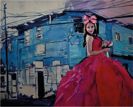 Philipp Anaskin | “15 años” | Óleo sobre tela | 140 x 170 cm | 2025 | Consultar precio