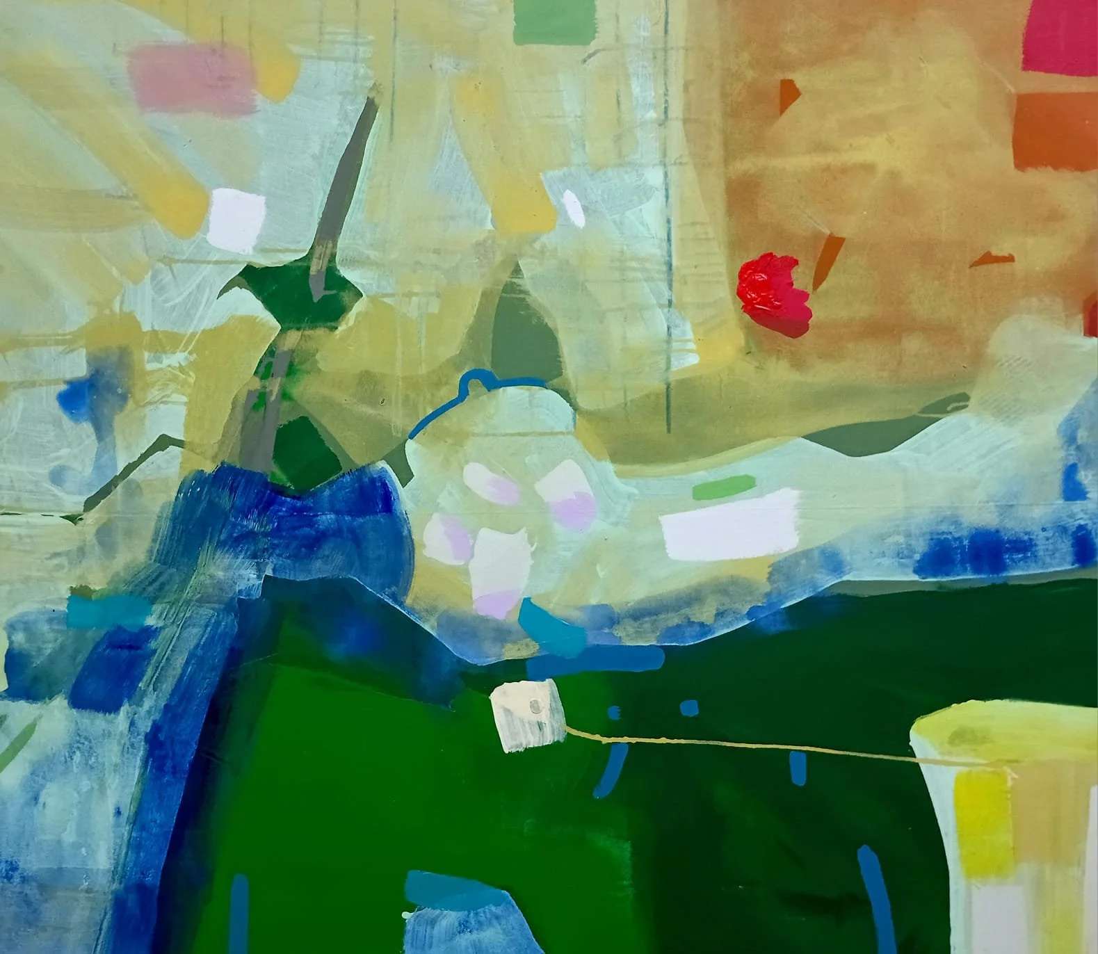 Fabio Herrera I Reposo I Acrílico sobre canva I 135 x 150 cm  I 2008