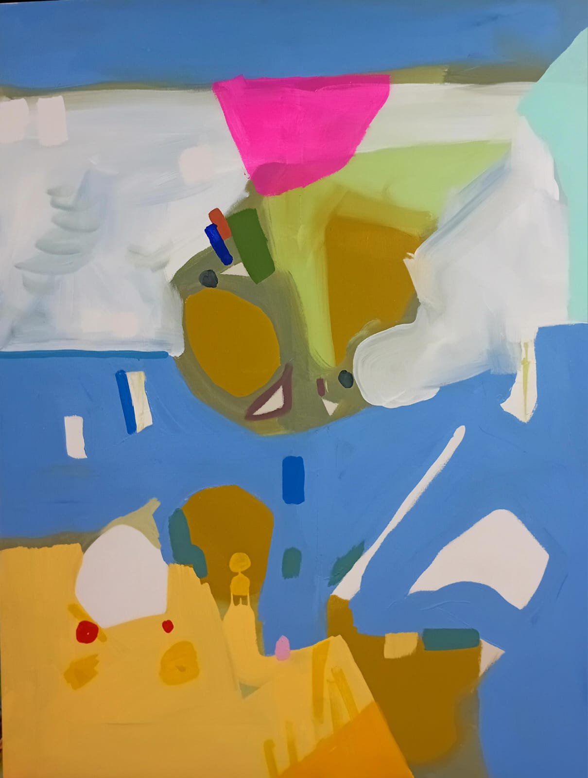 Fabio Herrera I Espacios I Acrílico sobre canva I 200 x 160 cm  I 2026