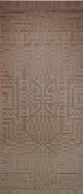 Katrin Aason | “MAI 006” | Mixta sobre textil | 180 x 80 cm | 2024 | $6250 i.v.i