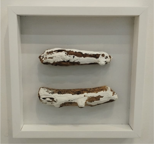 Michael Picado | “S.T” | Objeto encontrado | 35 x 35 cm | 2026 | $325 i.v.i