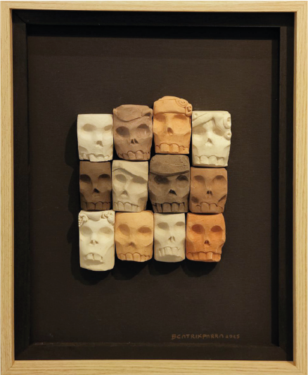 Beatriz Parra | “Sin título” | Cerámica escúltorica | 32 x 42 cm | 2025 | $339 i.v.i c/u