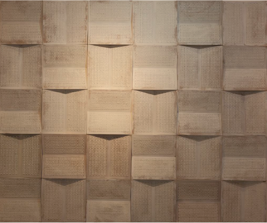 Ana Laura Vargas | “Escritos de paz” | Mixta | 150 x 180 cm | 2026 | $5750 i.v.i