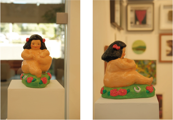 Leda Astorga | “Ningüenta” | Concreto policromado | 20 x 10 x 8 cm | 2025 | $240 i.v.i