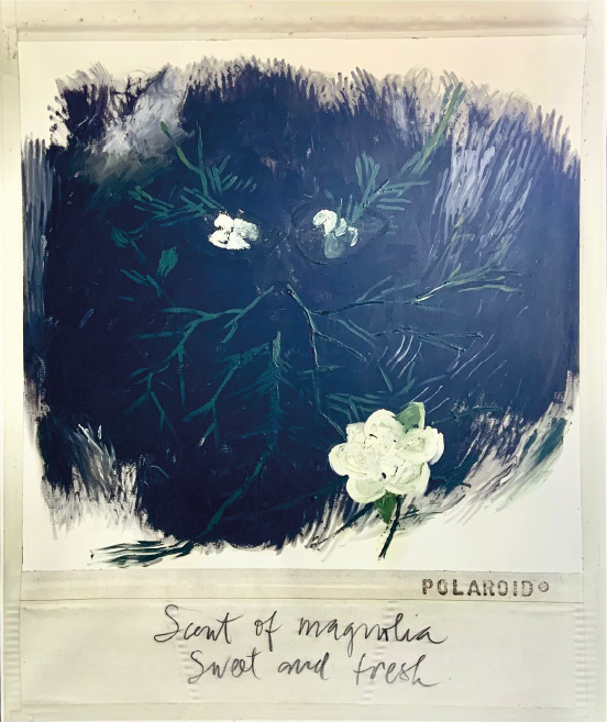 Priscilla Monge | "Scent of Magnolia" | Óleo sobre impresión en canvas |  150 x 180 cm | $20000