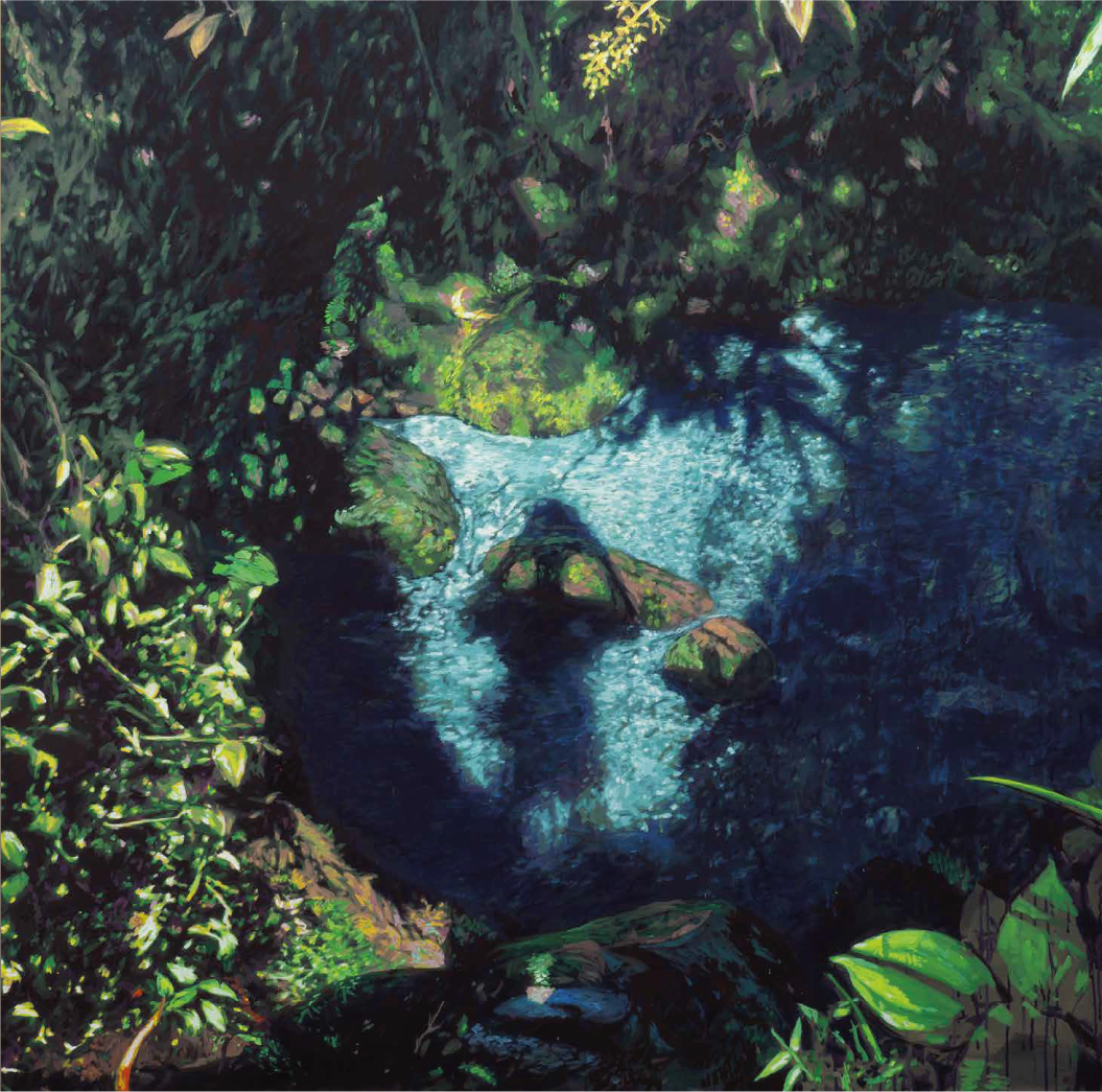 Luciano Goizueta | “18,18 km” | Acrílico sobre canva | 149 x 149 cm | 2025 | $7500