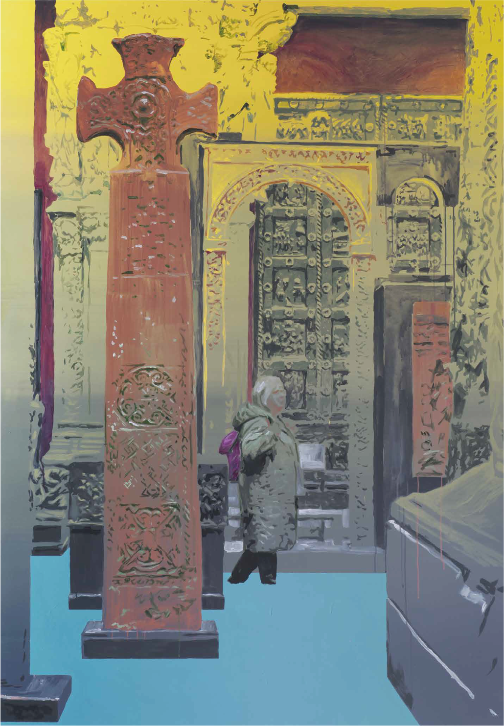 Luciano Goizueta | “Ausencia XXXVIII” | Acrílico sobre canva | 218 x 152 cm | 2025 | Sold