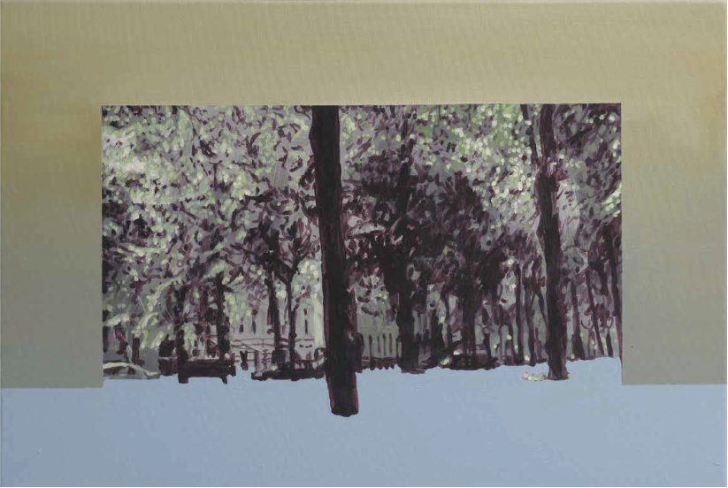 Luciano Goizueta | “Ausencia XL” | Acrílico sobre canva | 40 x 60 cm | 2025 | SOLD