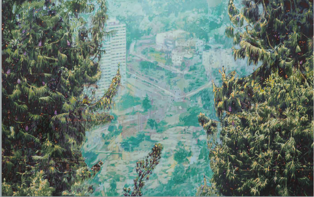 Luciano Goizueta | “1242 km_531d” | Acrílico sobre canva | 165 cm x 246 cm |  2025 | $12000 