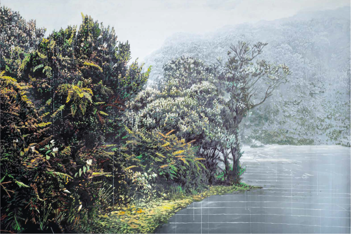 Luciano Goizueta | “24,4 (Irazú) ” | Acrílico sobre canva | 137 x 206 cm | 2025 | $8500