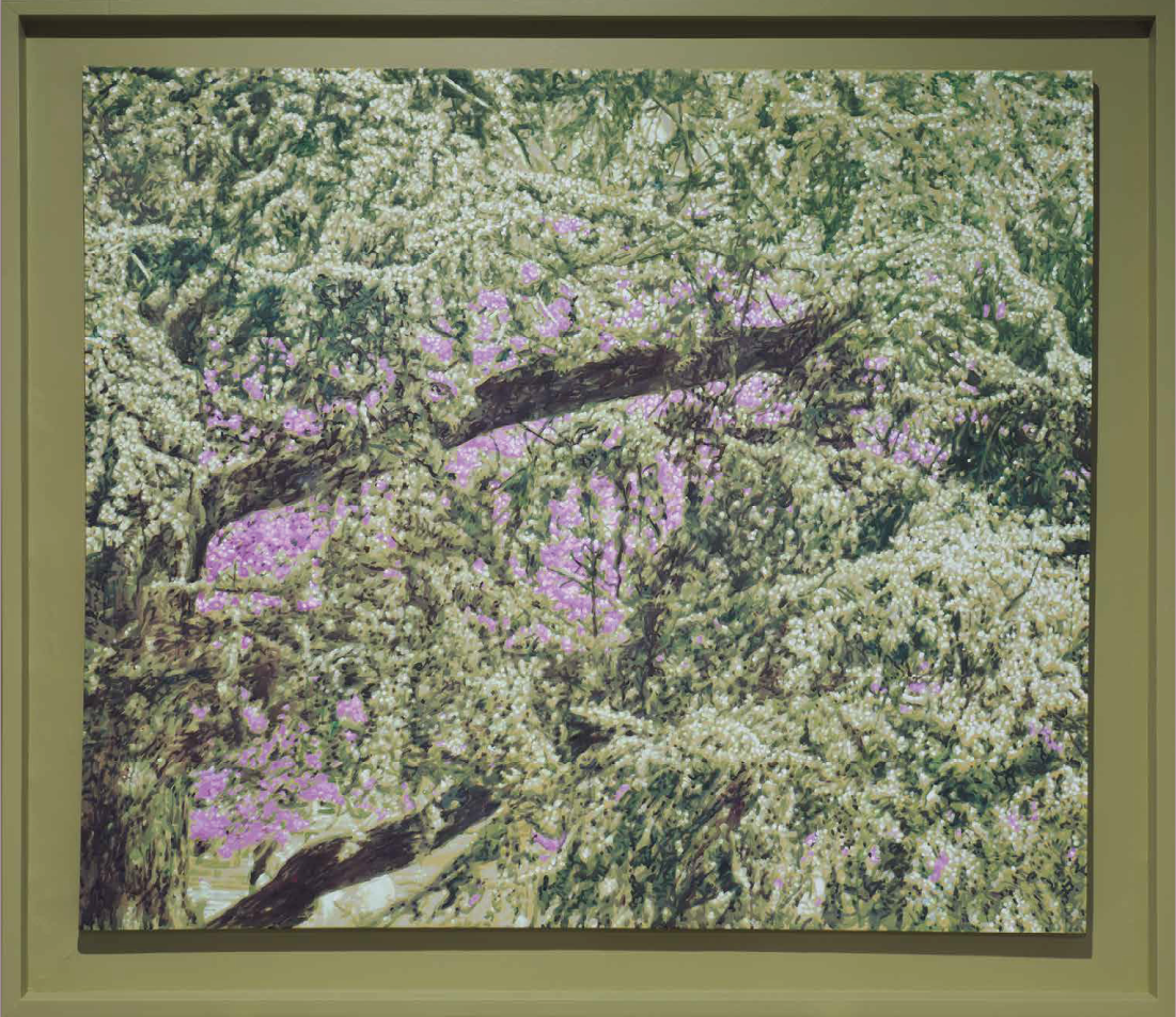 Luciano Goizueta | “8913 km (París)” | Acrílico sobre canva | 151 x 170 cm | 2025 | SOLD