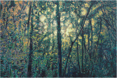 Luciano Goizueta | "23,9 km (Cerro Danta) | Acrílico sobre canva | 70 x 90  cm | 2025 | $3000