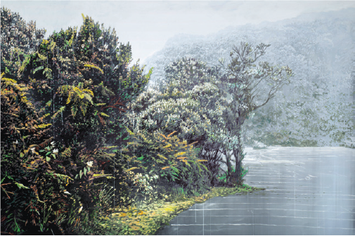 Luciano Goizueta | "24,4 Km (Irazú)" | Acrílico sobre canva | 137 x 206  cm | 2025 | $8500