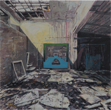 Luciano Goizueta | “158m_86d” | Acrílico sobre canva | 50 x 50 cm | 2025 | $2000 