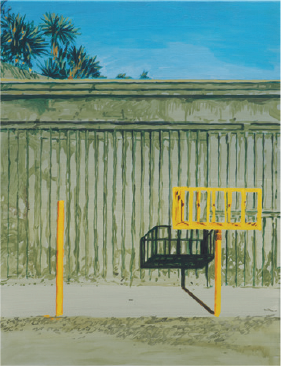 Luciano Goizueta | “55 km_1651d” | Acrílico sobre canva | 46 x 36 cm | 2025 | $1600 