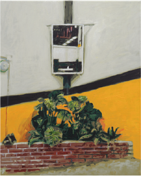 Luciano Goizueta | “1,6 km_26d (San José)” | Acrílico sobre canva | 46 x 36 cm | 2025 | $1600