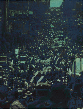 Luciano Goizueta | “792m_9333d (San José)” | Acrílico sobre canva | 80 x 60 cm | 2025 | $2500