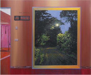 Luciano Goizueta | “Salita temporal_01 (día 254)” | Acrílico sobre canva | 122 x 147 cm | 2024 | $6500