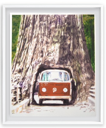 Luciano Goizueta | “Futuralia III” | Acrílico sobre papel | 103 x 88 cm | 2025 | Sold