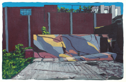 Luciano Goizueta | “_Temporal III” | Acrílico sobre papel | 30,5 x 46 cm | 2024 | $1050