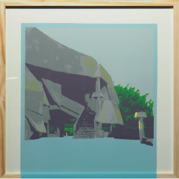 Luciano Goizueta | “Ausecenia Seri 02” | Serigrafía / papel | 50 x 50 cm | 2020 | $500