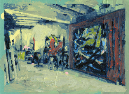 Luciano Goizueta | “Equilátero I” | Acrílico / papel | 21,3 x 29,5 cm | 2025 | $750