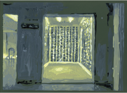 Luciano Goizueta | “Salita_temporal A47” | Acrílico / papel | 21,3 x 29,5 cm | 2025 | $750