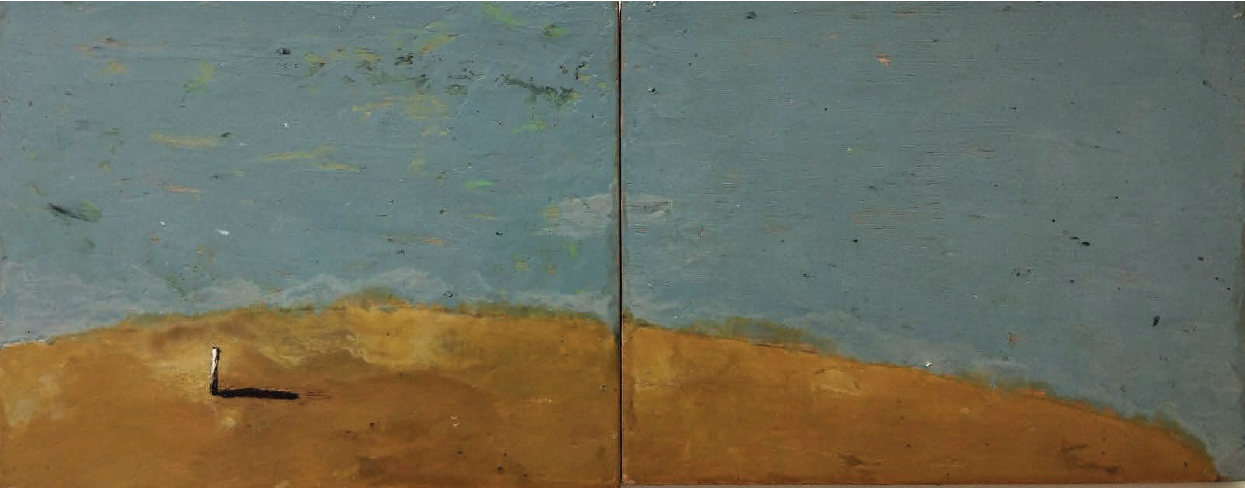 Alejandro García | “Homenaje a Ray Bradbury” | Encaústica sobre tablero | 20 x 16 cm | 2011 | $900 i.v.i