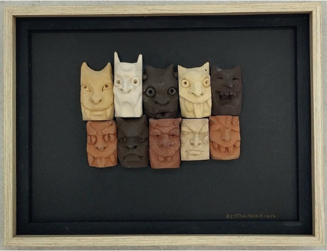 Beatriz Parra | “Pisuicas” | Cerámica escultórica | 32 x 42 cm | 2025 | $339 i.v.i