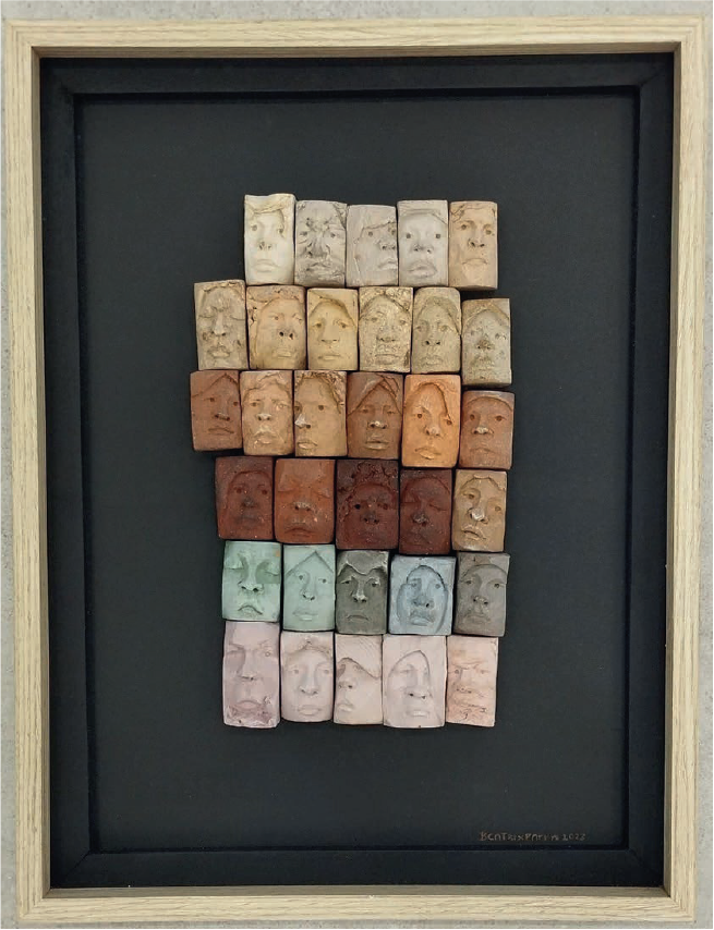 Beatriz Parra | “Arcoiris Social” | Cerámica escultórica | 32 x 42 cm | 2025 | $339 i.v.i