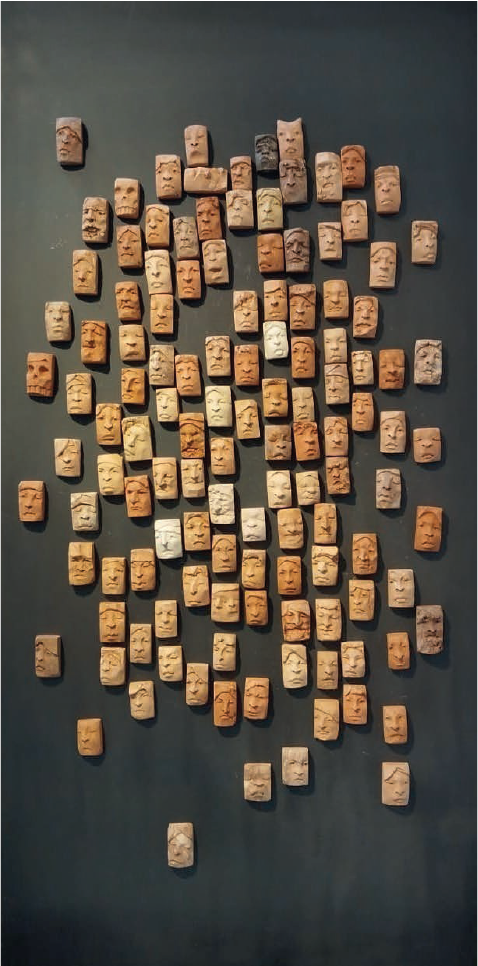 Beatriz Parra | “Memorias del fuego” | Cerámica escultórica | 120 x 60 cm | 2025 | $5000 i.v.i